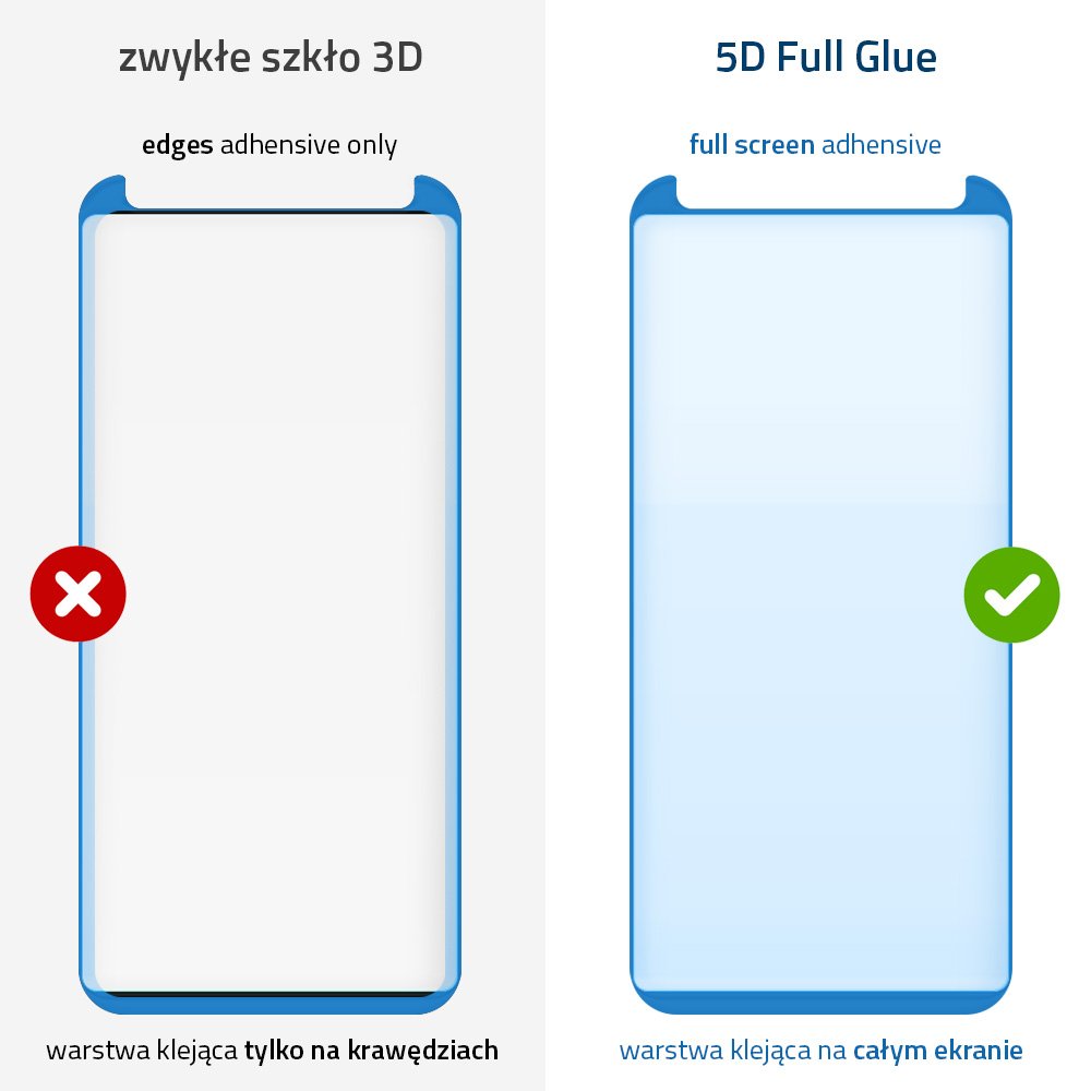 Wozinsky Vidro Temperado 5D Cola Completa Protetor de Tela Super Resistente Totalmente Coberto com Estrutura para Samsung Galaxy S9 Plus G960 preto