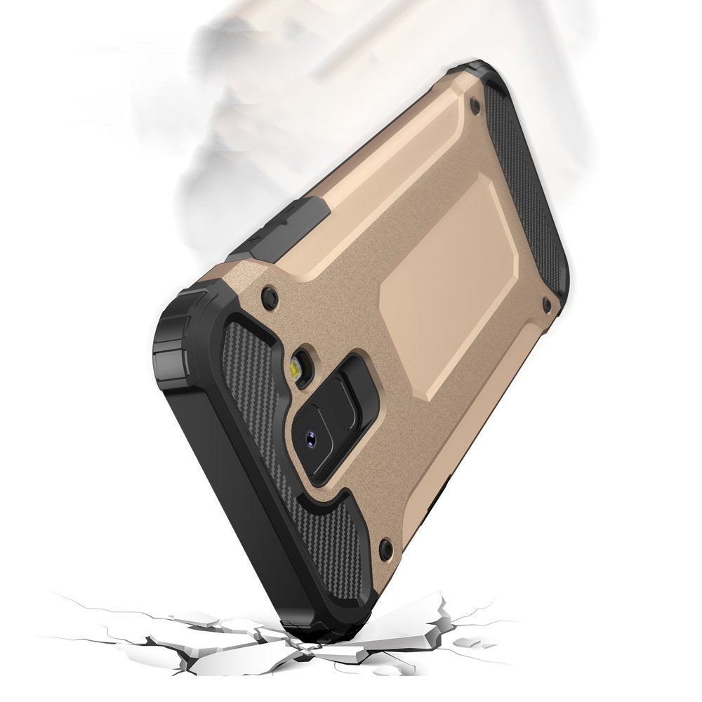 Capa Hybrid Armor Capa resistente e resistente para Samsung Galaxy A6 2018 A600 preta