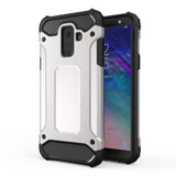 Capa Hybrid Armor Capa resistente e resistente para Samsung Galaxy A6 2018 A600 prata