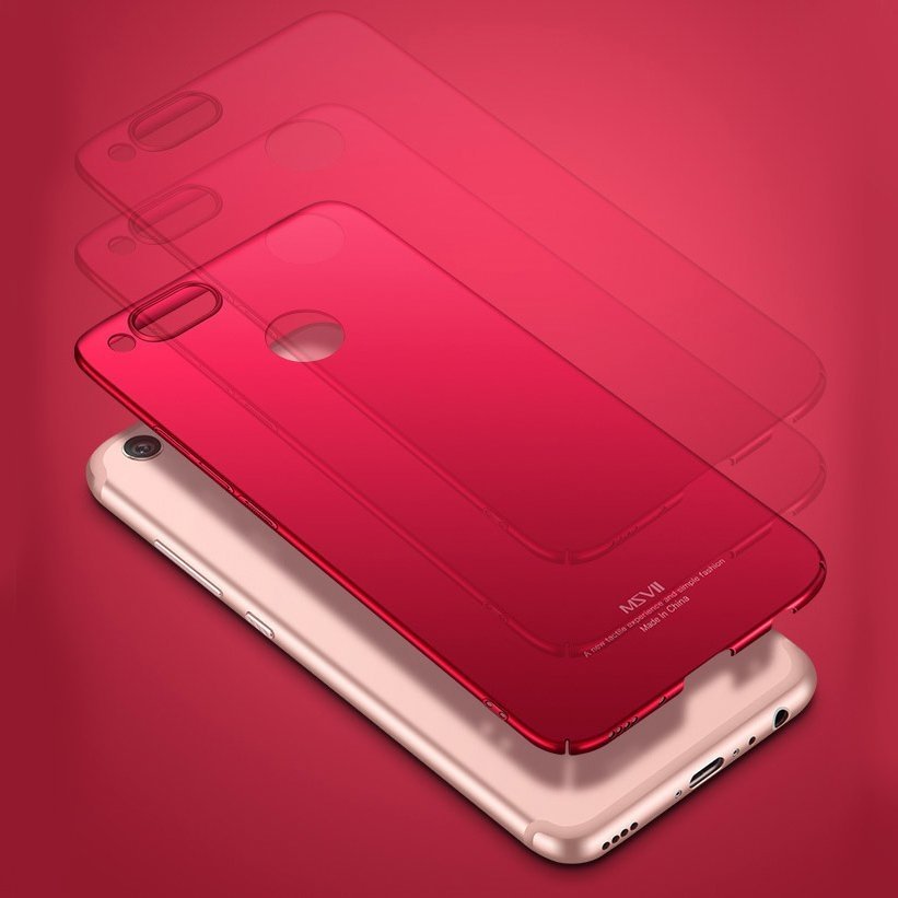 MSVII Simple Ultra-Thin Cover PC Case para Huawei Honor 10 vermelho