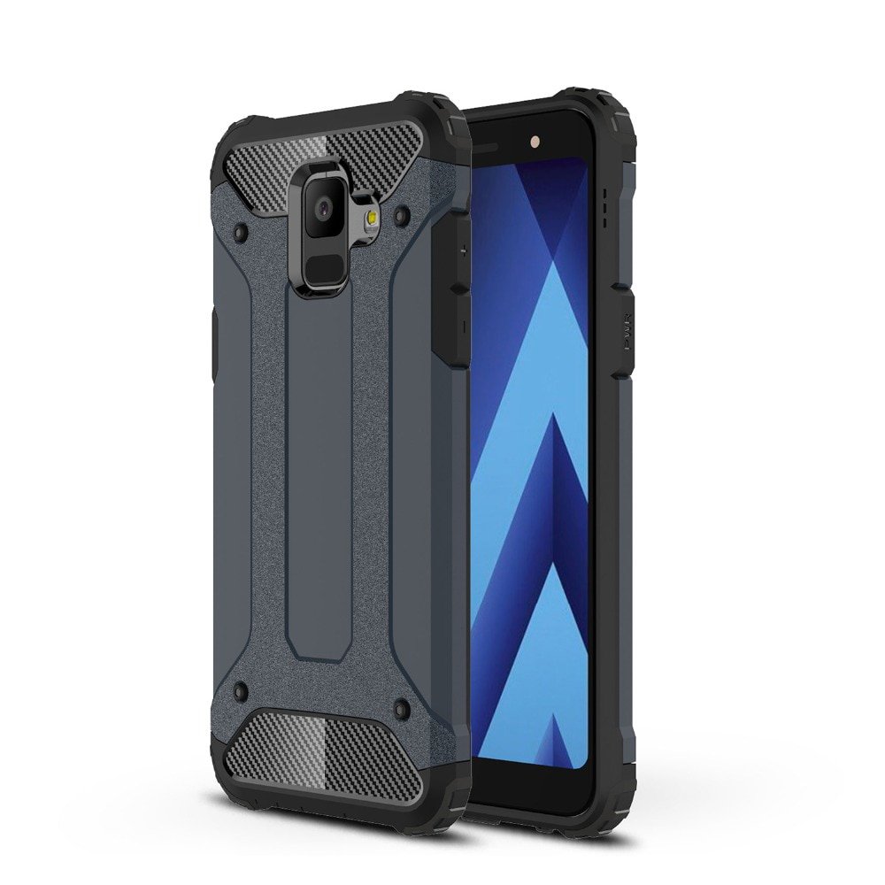 Capa Hybrid Armor Capa resistente e resistente para Samsung Galaxy J6 2018 J600 azul