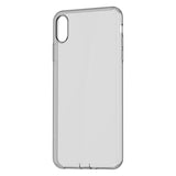 Baseus Simplicity Gel TPU Capa flexível com tampão de poeira para iPhone XS Max preto transparente (ARAPIPH65-A01)
