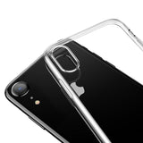 Baseus Simplicity Gel TPU Capa flexível com tampão de poeira para iPhone XS Max transparente (ARAPIPH65-A02)