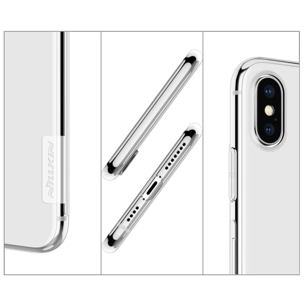 Capa Nillkin Nature TPU Gel Ultra Slim para iPhone XS Max transparente