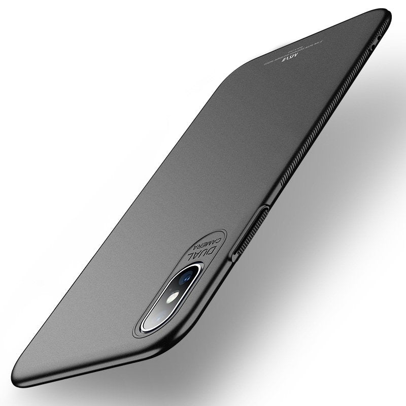 MSVII Simple Ultra-Thin Cover PC Case para iPhone XS Max preto