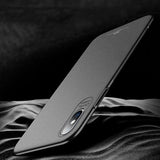 MSVII Simple Ultra-Thin Cover PC Case para iPhone XS Max preto