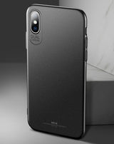 MSVII Simple Ultra-Thin Cover PC Case para iPhone XS Max preto
