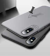 MSVII Simple Ultra-Thin Cover PC Case para iPhone XS Max preto