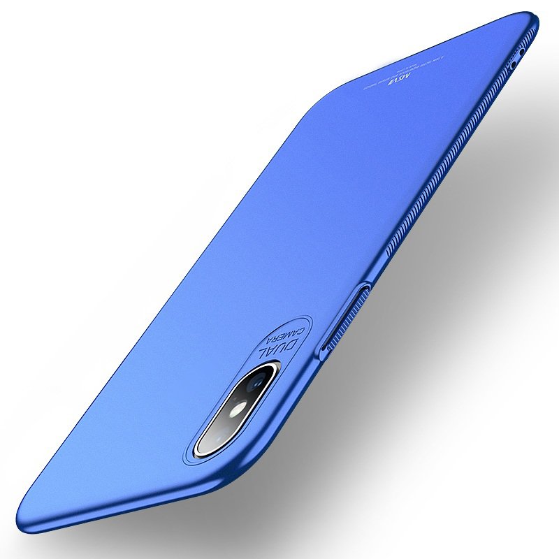 MSVII Simple Ultra-Thin Cover PC Case para iPhone XS Max azul