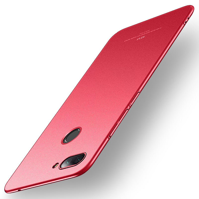 MSVII Simple Ultra-Thin Cover PC Case para Xiaomi Mi 8 Lite vermelho