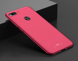 MSVII Simple Ultra-Thin Cover PC Case para Xiaomi Mi 8 Lite vermelho