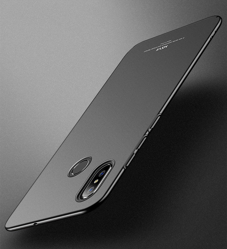 MSVII Simple Ultra-Thin Cover PC Case para Xiaomi Mi 8 Lite vermelho