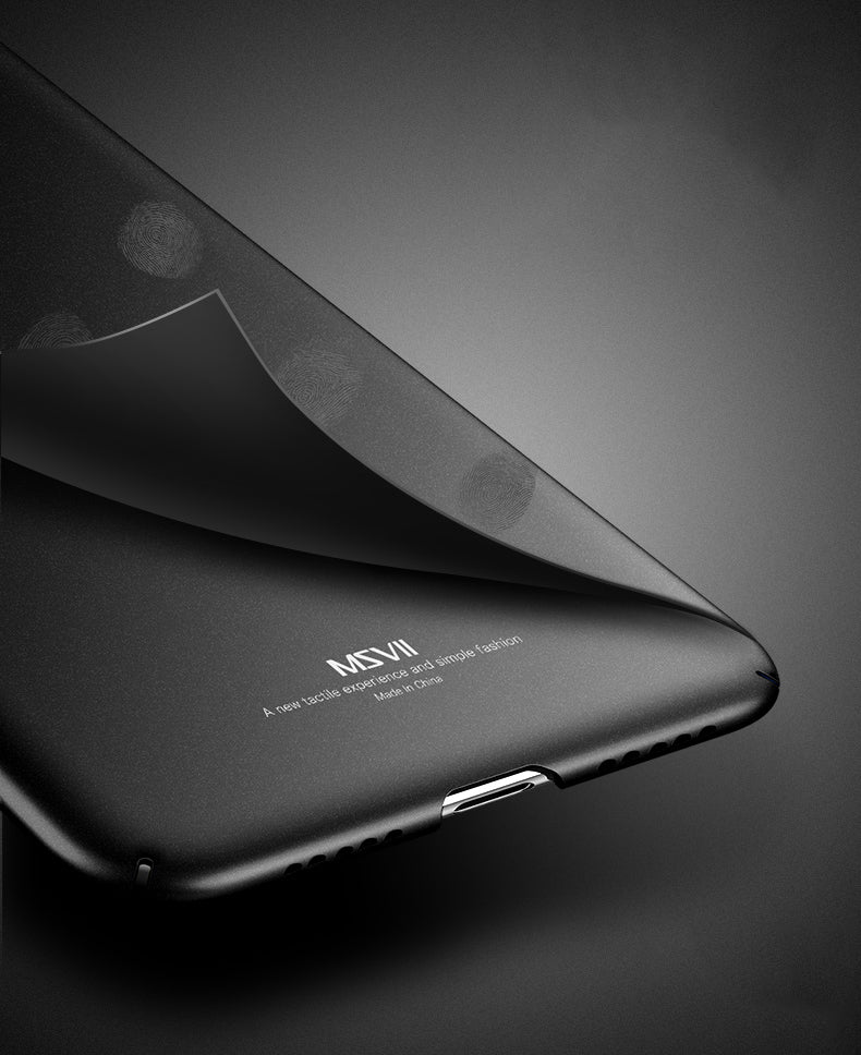 MSVII Simple Ultra-Thin Cover PC Case para Xiaomi Mi 8 Lite vermelho