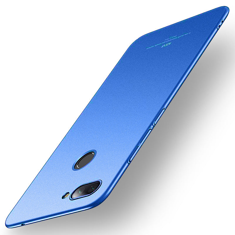 MSVII Simple Ultra-Thin Cover PC Case para Xiaomi Mi 8 Lite azul