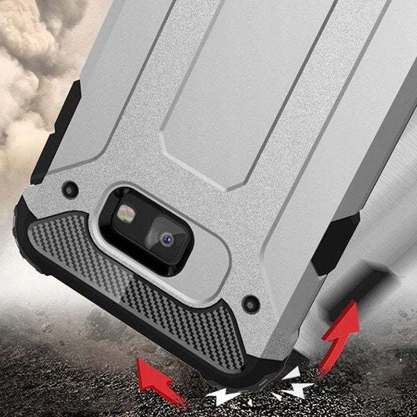 Capa Hybrid Armor Capa resistente e resistente para Samsung Galaxy J4 Plus 2018 J415 (UE) dourada