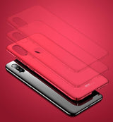 MSVII Simple Ultra-Thin Cover PC Case para Xiaomi Mi 8 Lite preto