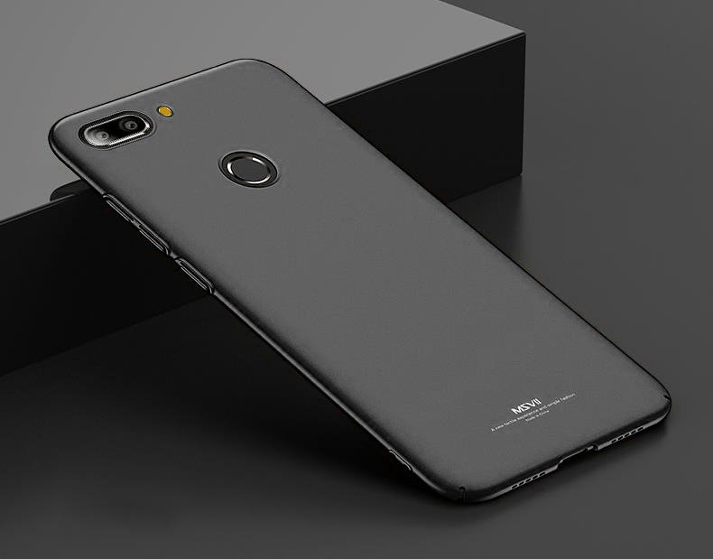 MSVII Simple Ultra-Thin Cover PC Case para Xiaomi Mi 8 Lite preto