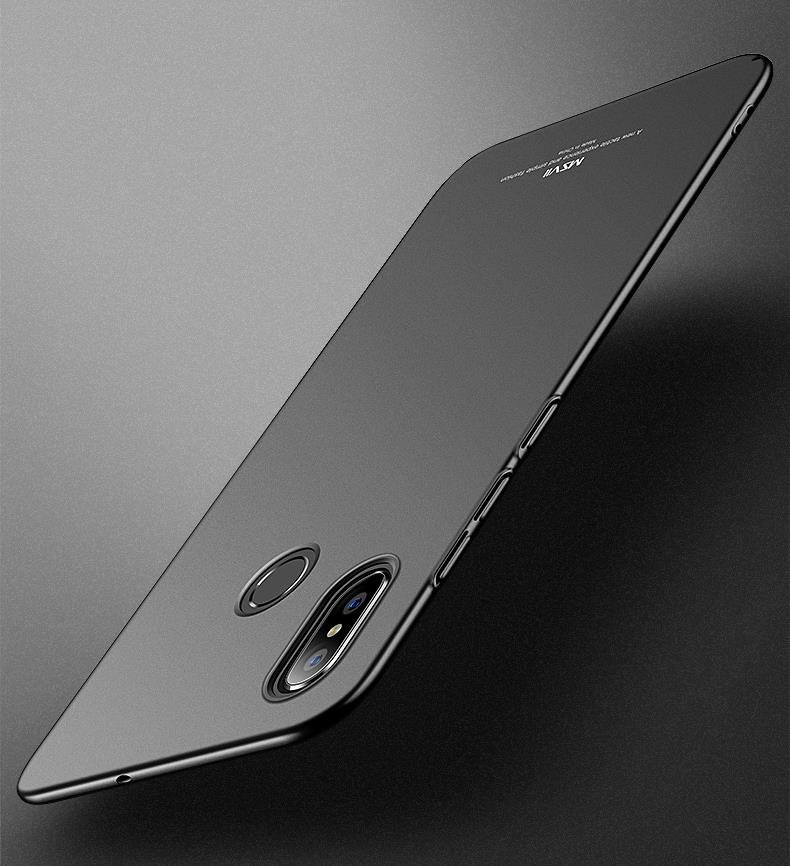 MSVII Simple Ultra-Thin Cover PC Case para Xiaomi Mi 8 Lite preto