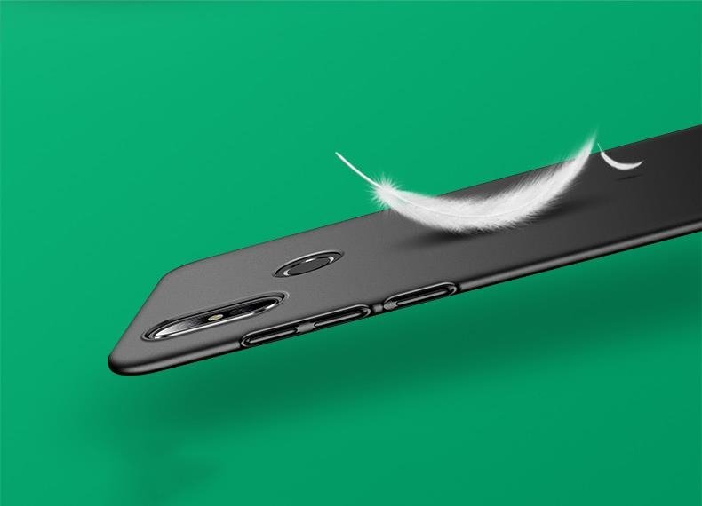 MSVII Simple Ultra-Thin Cover PC Case para Xiaomi Mi 8 Lite preto