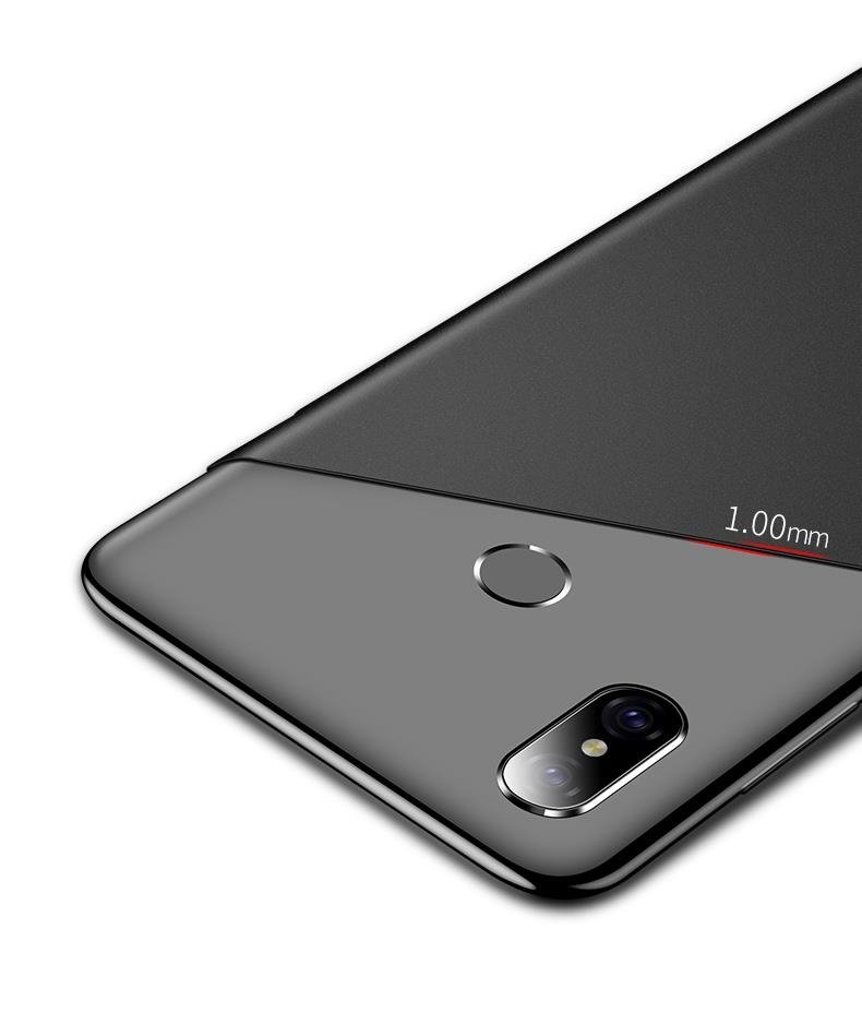 MSVII Simple Ultra-Thin Cover PC Case para Xiaomi Mi 8 Lite preto