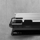 Capa Hybrid Armor Capa resistente e resistente para Samsung Galaxy A7 2018 A750 preta