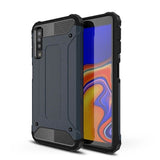 Capa Hybrid Armor Capa resistente e resistente para Samsung Galaxy A7 2018 A750 azul