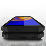 Capa Hybrid Armor Capa resistente e resistente para Samsung Galaxy A7 2018 A750 azul