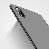 MSVII Simple Ultra-Thin Cover PC Case para Xiaomi Mi 8 Explorer preta