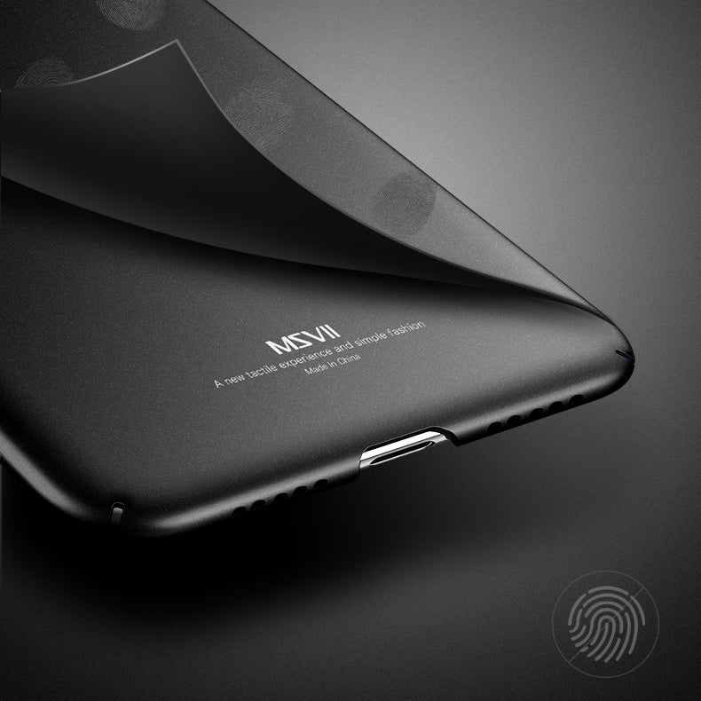 MSVII Simple Ultra-Thin Cover PC Case para Xiaomi Mi 8 Explorer preta