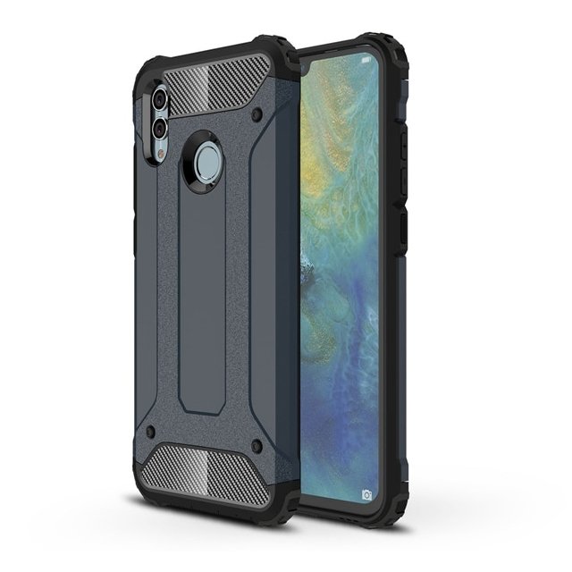 Capa Hybrid Armor Capa resistente e resistente para Huawei P Smart 2019 azul