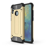 Capa Hybrid Armor Capa resistente e resistente para Huawei P Smart 2019 dourado