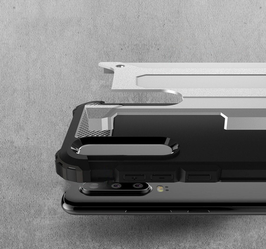 Capa Hybrid Armor Capa resistente e resistente para Huawei P30 preta