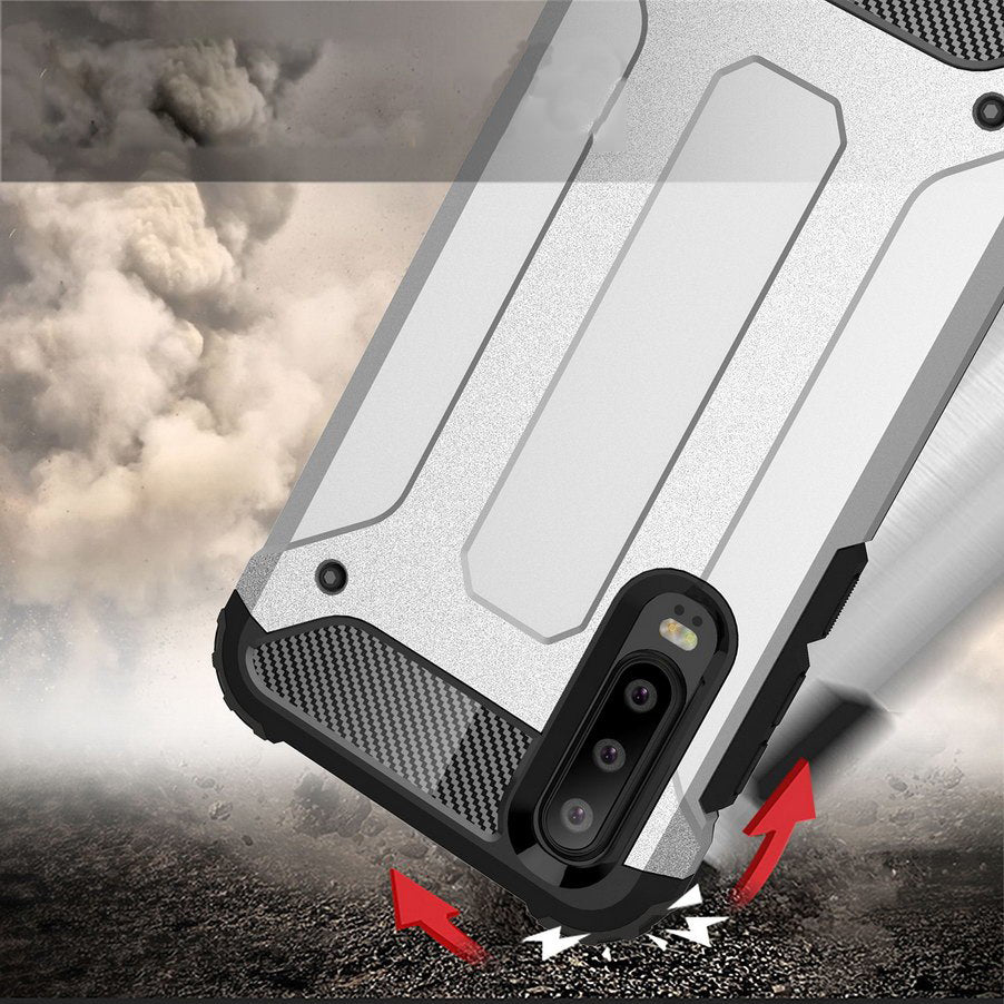 Capa Hybrid Armor Capa resistente e resistente para Huawei P30 azul