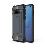 Capa Hybrid Armor Capa resistente e resistente para Samsung Galaxy S10 azul