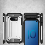 Capa Hybrid Armor Capa resistente e resistente para Samsung Galaxy S10e preto