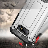 Capa Hybrid Armor Capa resistente e resistente para Samsung Galaxy S10e preto