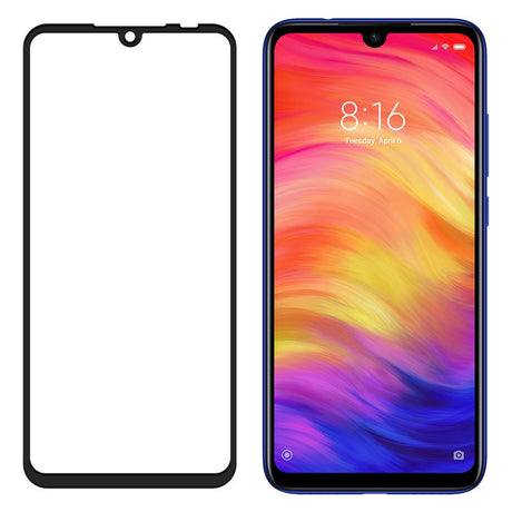 Wozinsky Vidro Temperado Cola Completa Protetor de Tela Super Resistente Totalmente Coberto com Caixa de Armação para Xiaomi Redmi 7 preto