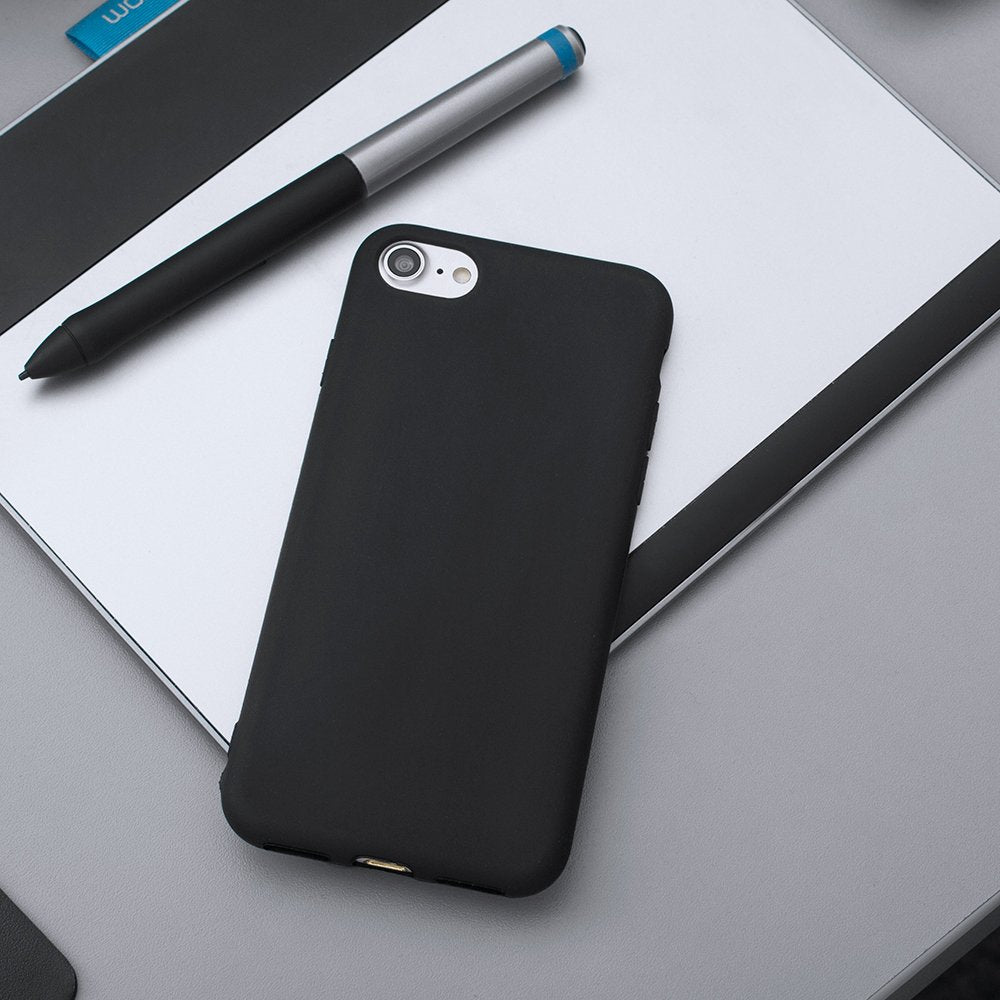 Capa Soft Matt Gel TPU para Xiaomi Redmi 7 preta