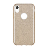 Capa brilhante Wozinsky com brilho para iPhone XR dourado