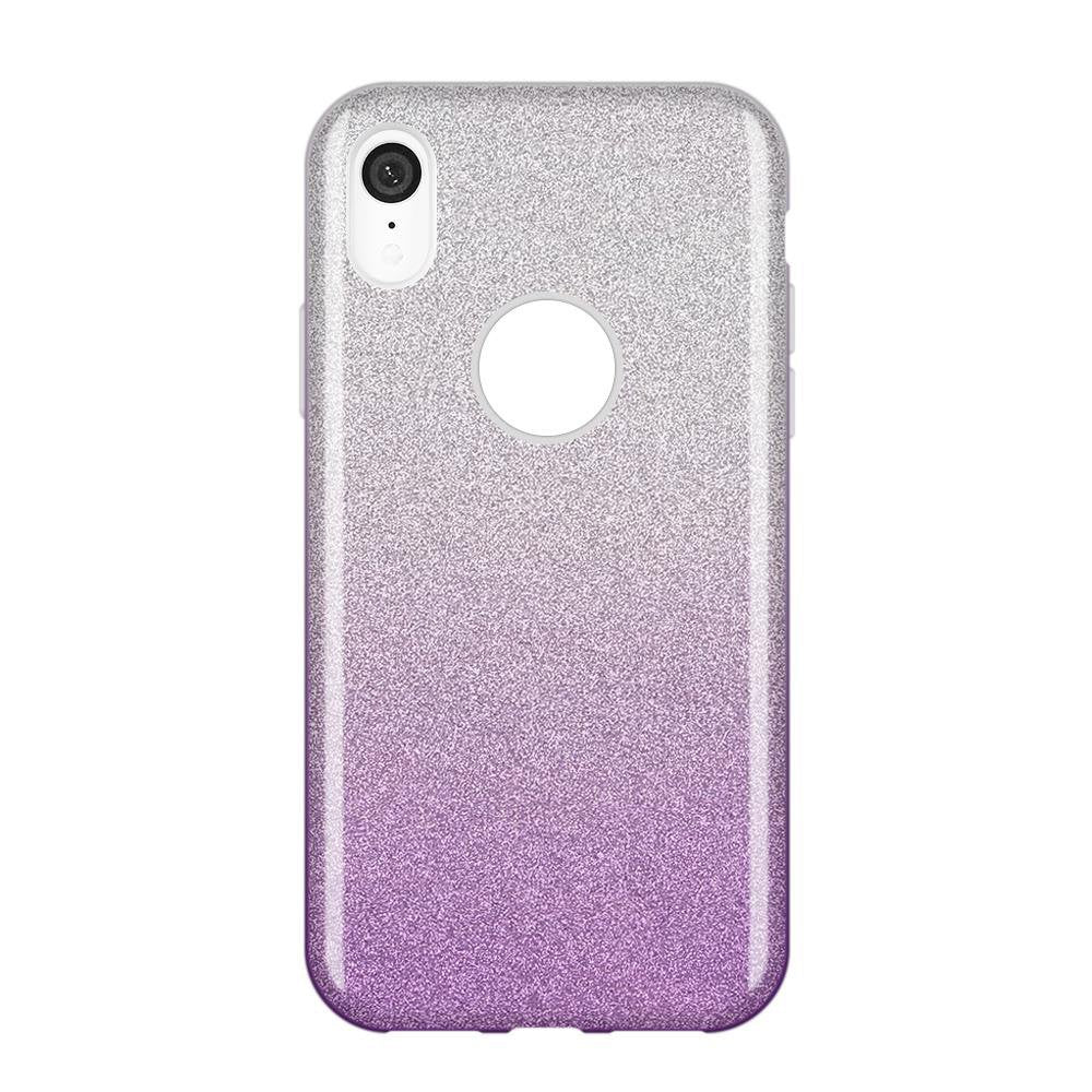 Capa brilhante Wozinsky para iPhone XR roxo