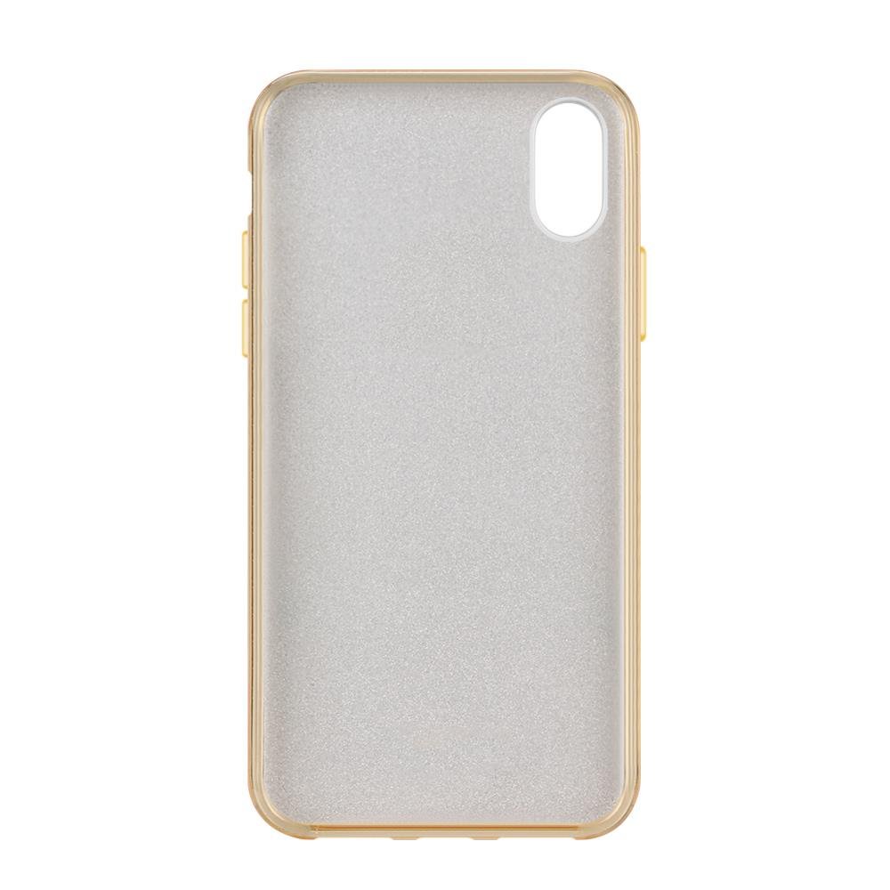 Capa Wozinsky Glitter brilhante para iPhone XS Max dourado