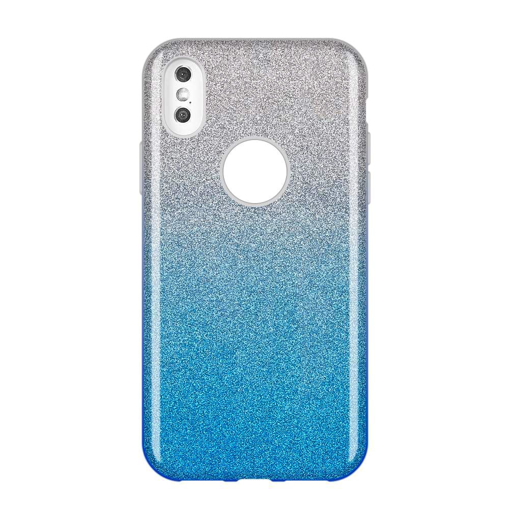 Capa brilhante Wozinsky para iPhone XS Max azul