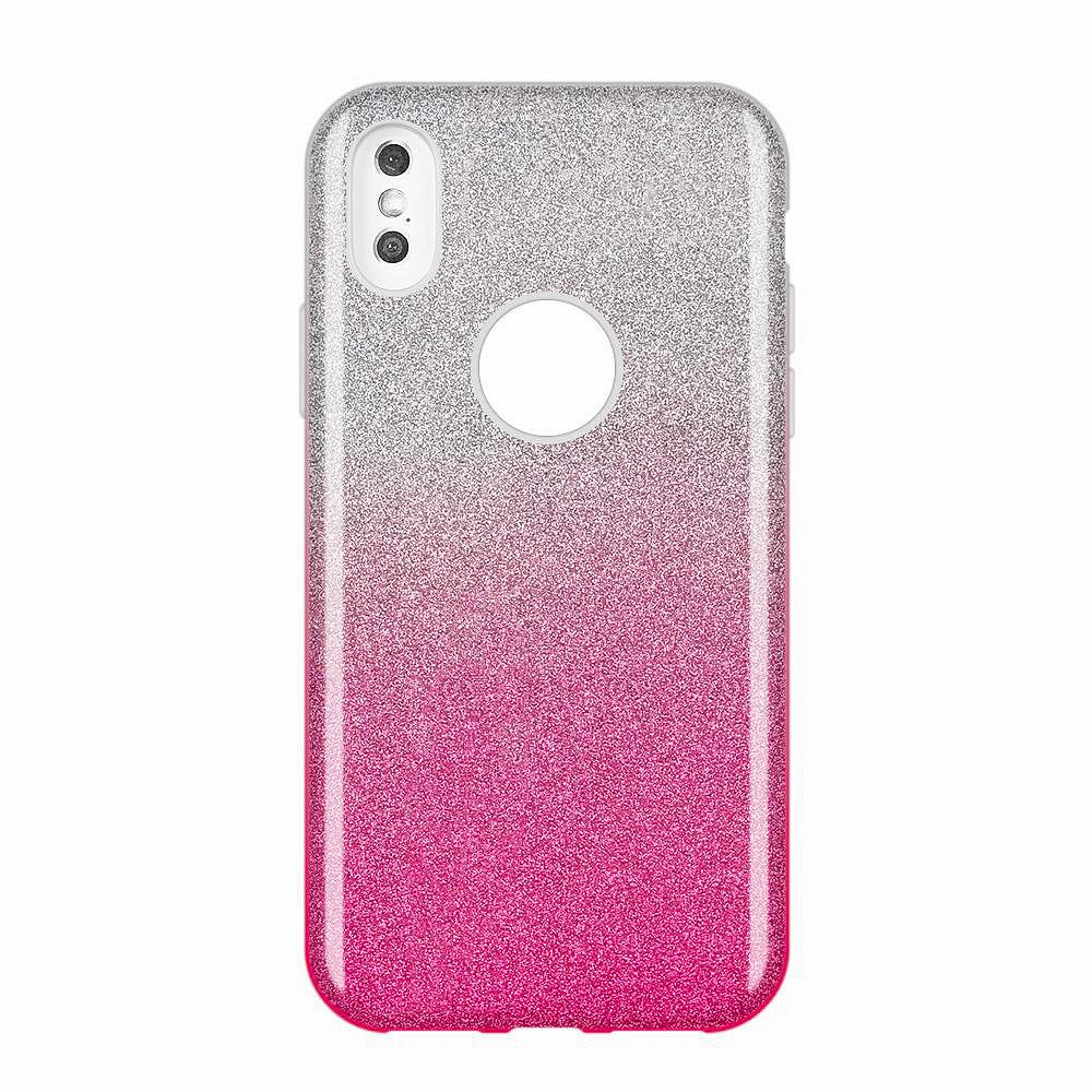 Capa brilhante Wozinsky para iPhone XS Max rosa