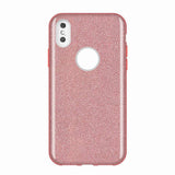 Capa brilhante Wozinsky para iPhone XS Max rosa claro