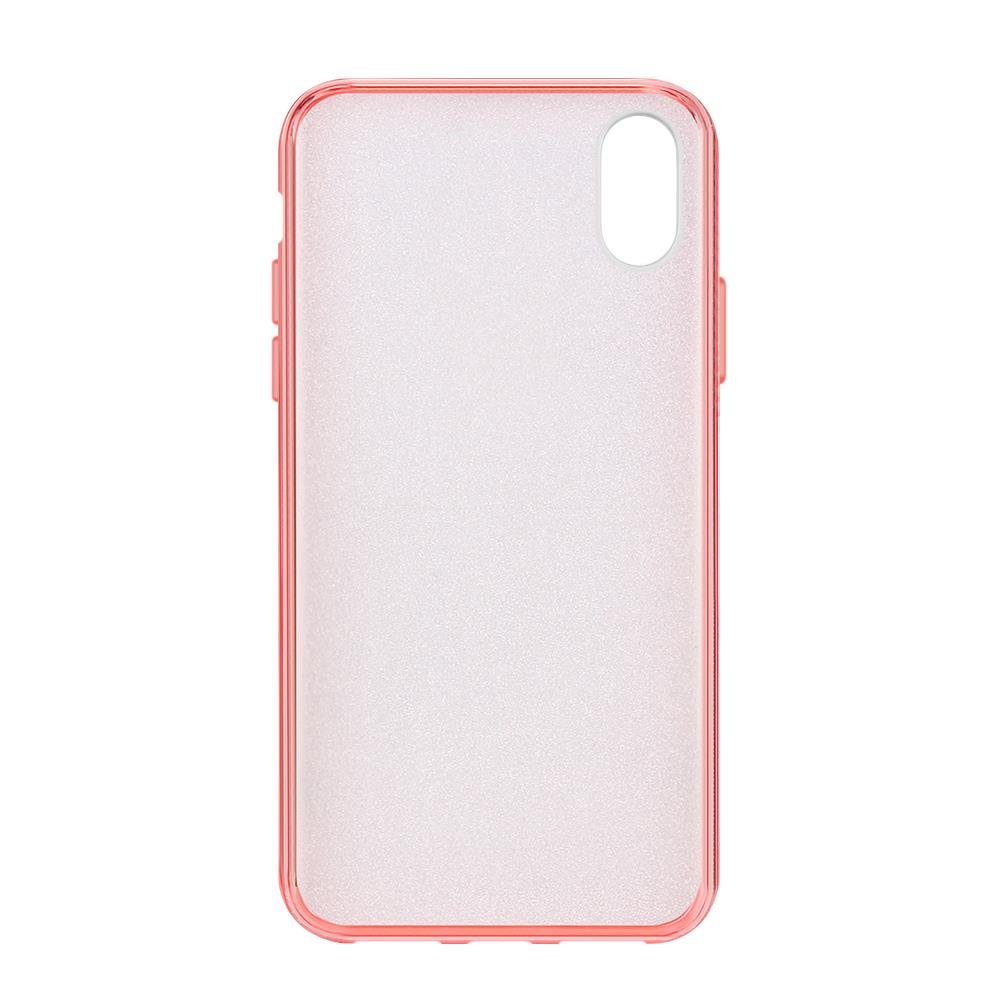 Capa brilhante Wozinsky para iPhone XS Max rosa claro