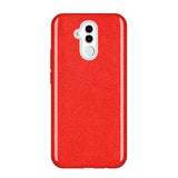 Capa brilhante Wozinsky com brilho para Huawei Mate 20 Lite vermelho