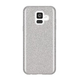 Capa Wozinsky Glitter brilhante para Samsung Galaxy A6 2018 A600 prata