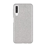 Capa Wozinsky Glitter brilhante para Samsung Galaxy A7 2018 A750 prata