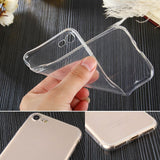 Capa ultra clara de 05 mm em gel TPU para Motorola Moto G7 Play transparente