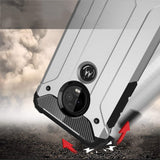 Capa Hybrid Armor Capa resistente e resistente para Motorola Moto G7 Plus  -  G7 azul